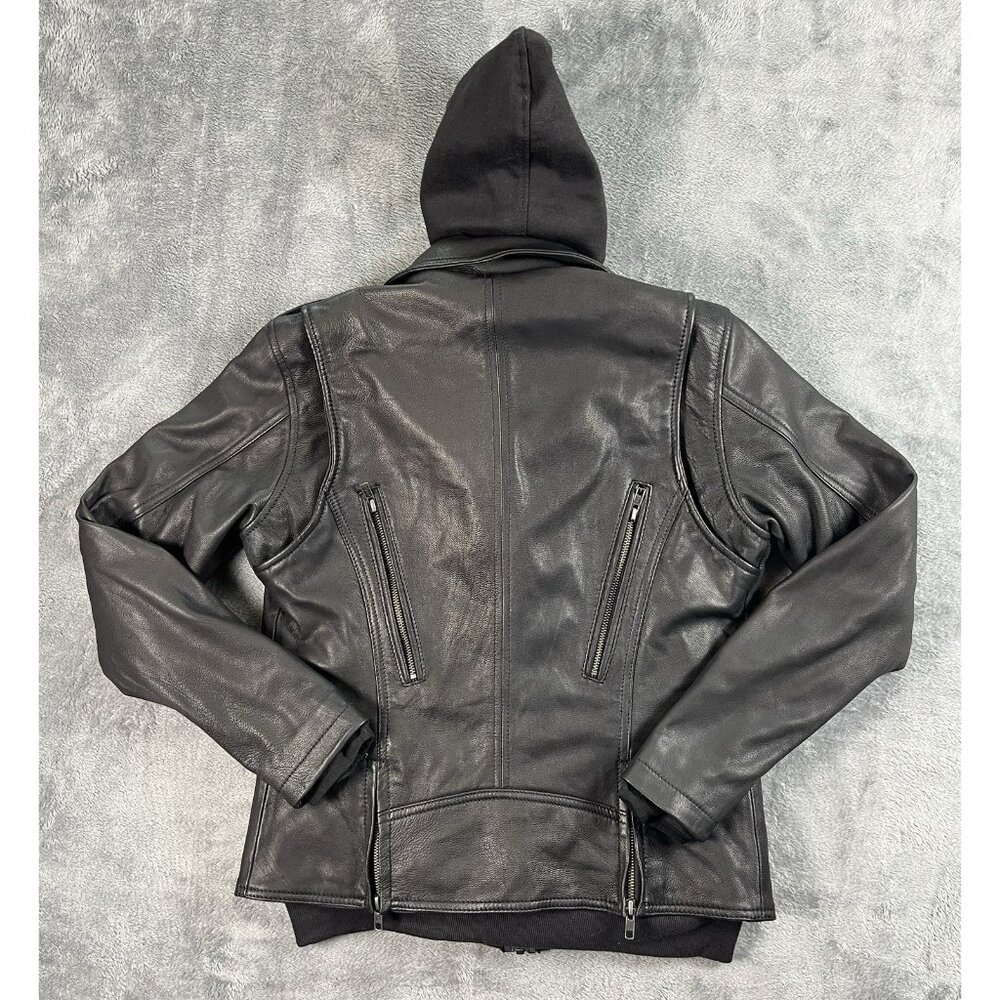 Milwaukee Leather MLL2575 Women's XS Black Leather Vented Motorcycle Jacket - Picture 2 of 16